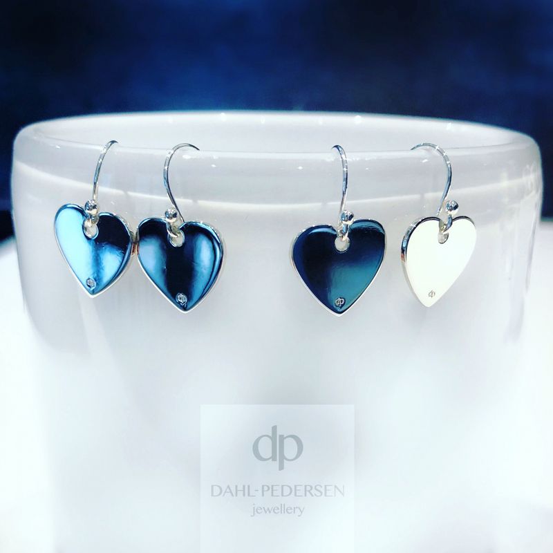 Heart - Silver Earrings
