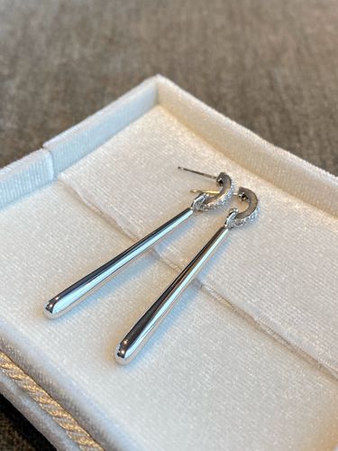 Sølvdråper ørepynt