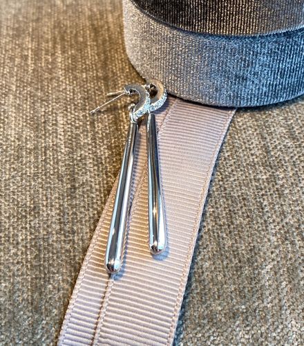 Sølvdråper ørepynt